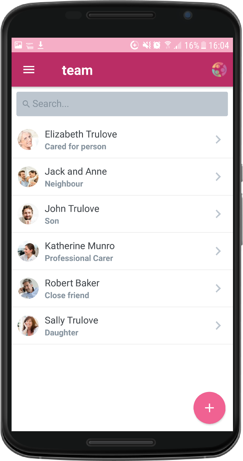 CareTeam App Team Management