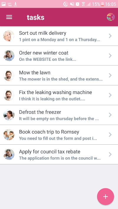 CareTeam App Tasks